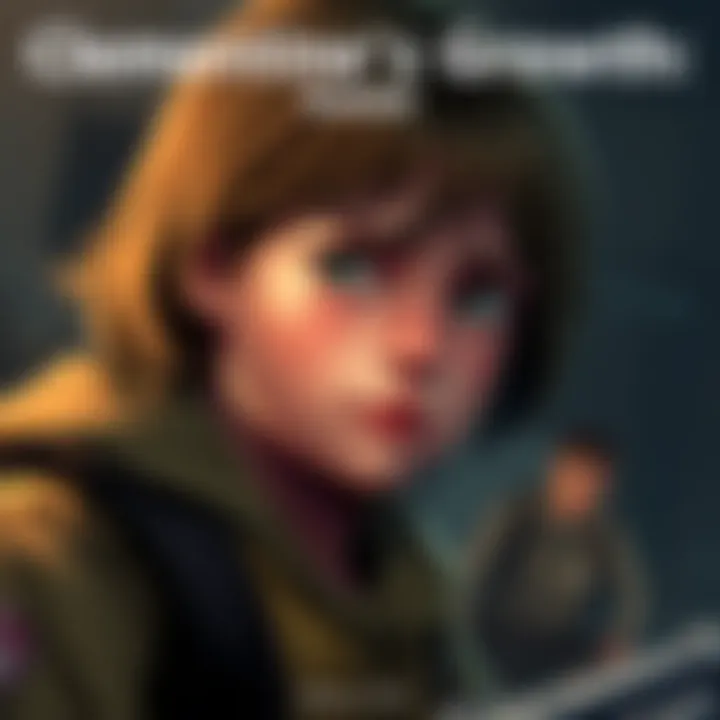 Clementine, a young girl, looks determined and emotional after Carver's death in Season 2, reflecting her character growth and maturity.