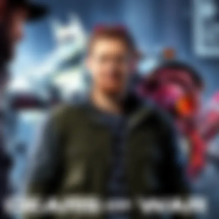 Cliff Bleszinski standing proudly in front of Gears of War game art, sparking fan interest