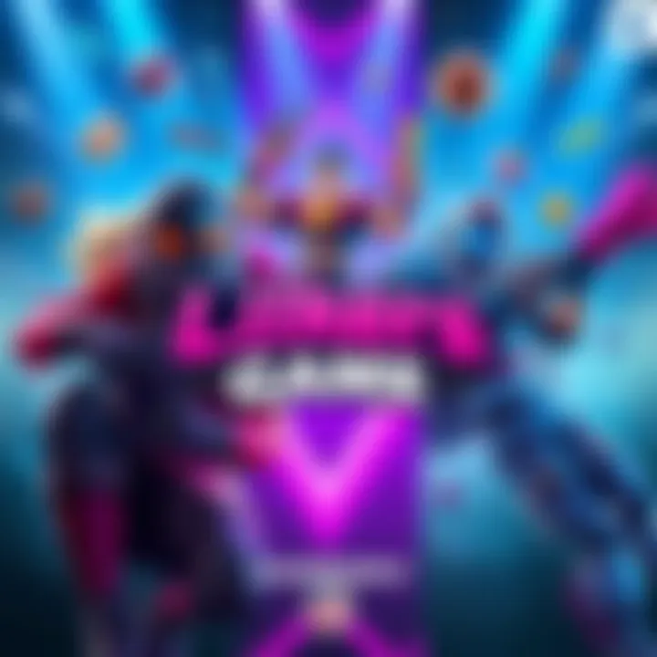 Clikers Game Launch A vibrant graphic showcasing the new Clikers variant with exciting characters and gameplay elements, designed to attract gamers.