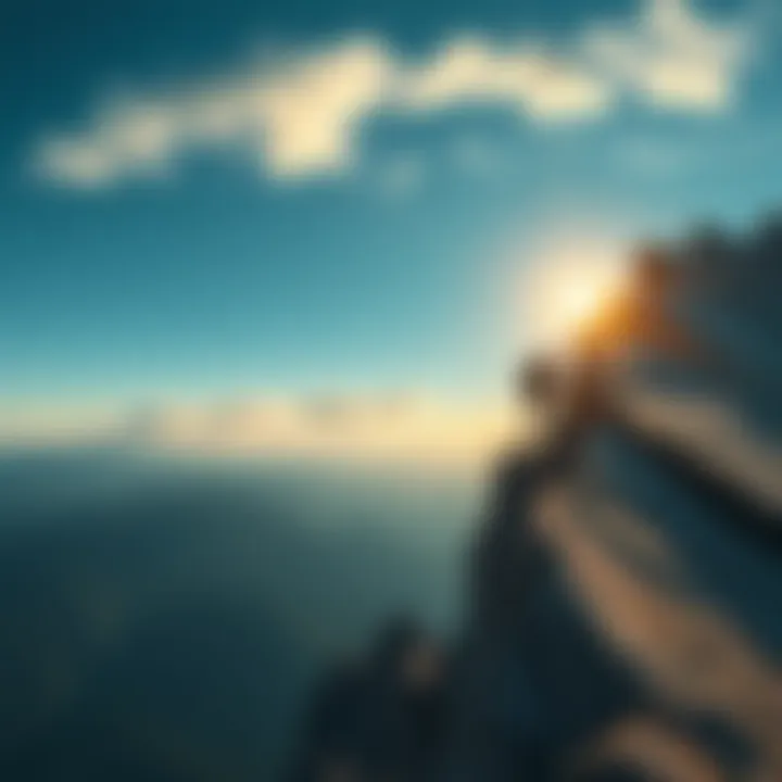 A person climbing a steep mountain, symbolizing perseverance and determination in overcoming challenges.