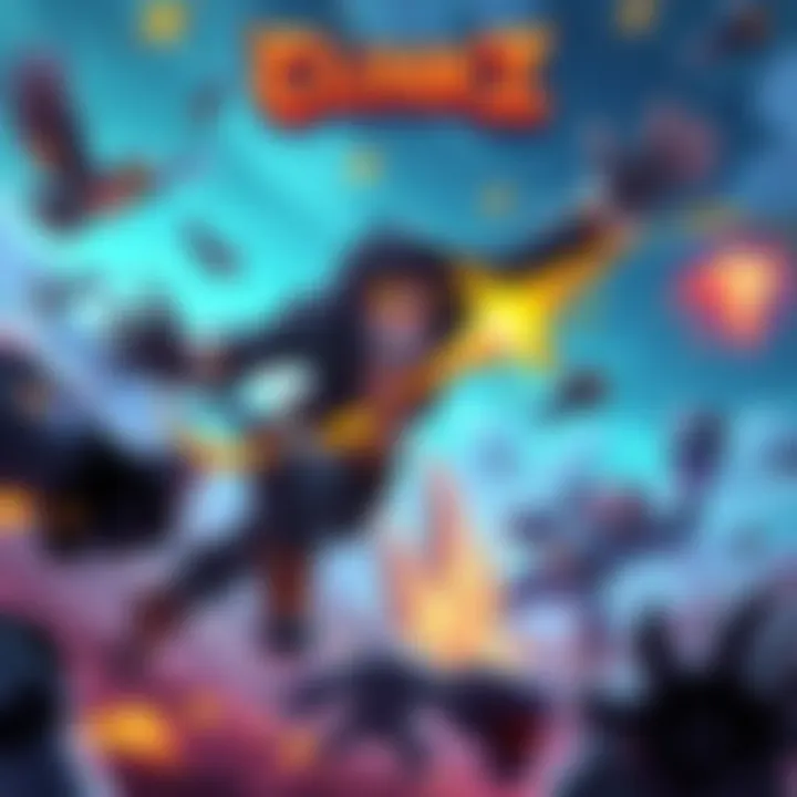 Clinkz, the agile character, attacks enemies with strategic items like Desolator and Bloodthorn in a vibrant game scene.