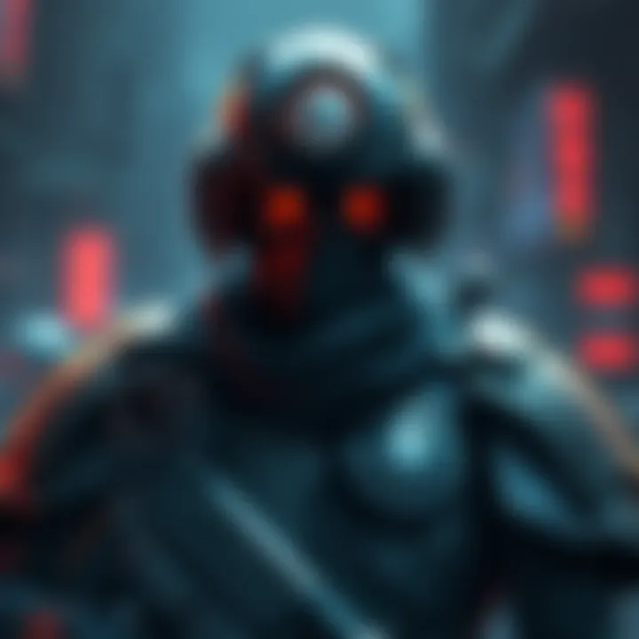 A detailed illustration of a Clockwork Soldier with unsettling features and intricate mechanical parts.