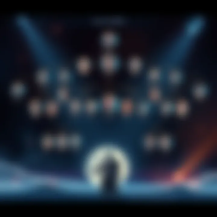 A family tree diagram illustrating the connections between Clovis Brey and his grandchildren, focusing on Alton and the Exo Stranger.