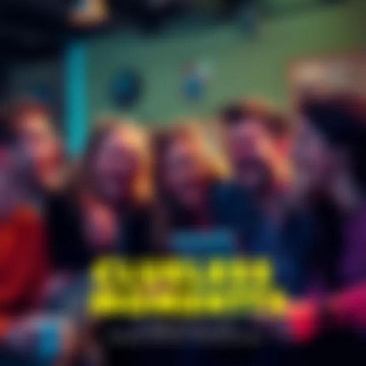 People laughing at clueless moments A group of friends laughing together about funny social interactions online, showcasing relatable clueless moments in a casual setting