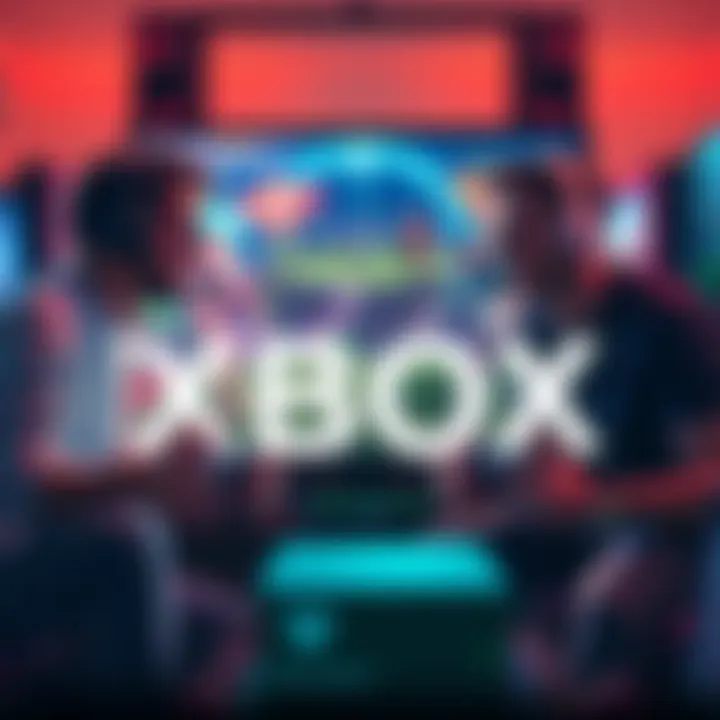 Two players enjoying cross-platform co-op games on Xbox Game Pass, one on a console and the other on a PC, with gaming accessories around them.