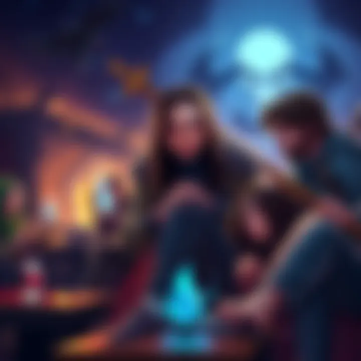 Co-Op Roguelikes A group of friends playing co-op roguelike games together, featuring characters from Sworn, Shape of Dreams, and Ravenswatch in action