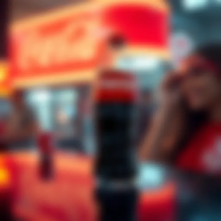 Coca-Cola in Movie Scene Coca-Cola product prominently displayed in a scene from the upcoming franchise, highlighting its role in advertising.