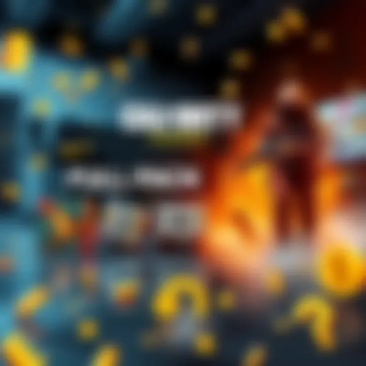 Call of Duty Full Pack Costs A graphic showing the costs of the Call of Duty full pack in cash and CoD points, featuring in-game items and currency symbols.