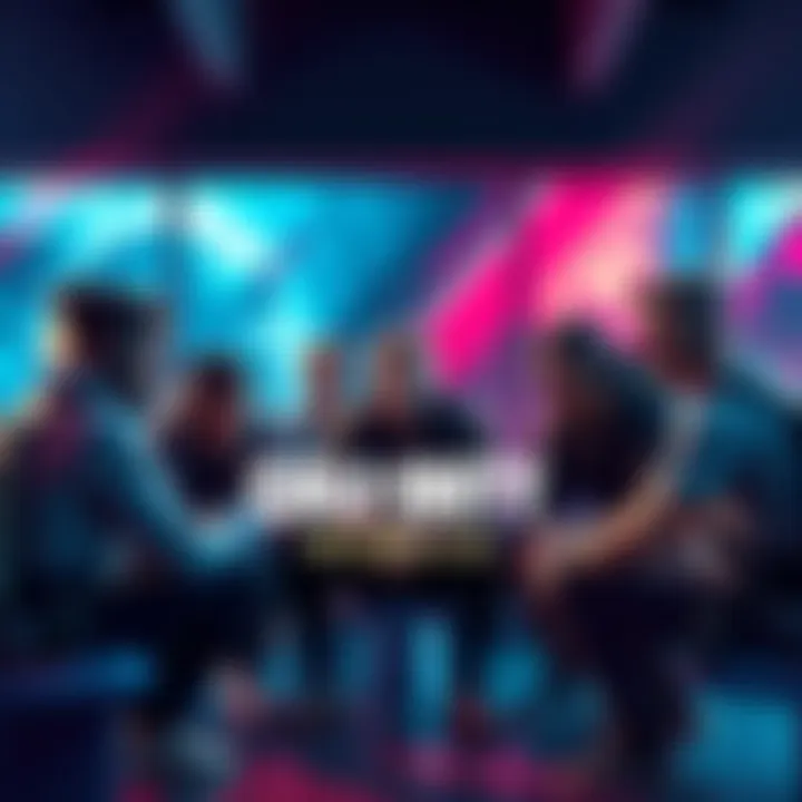 Call of Duty Mobile players discussing the game Group of gamers sharing thoughts on Call of Duty Mobile updates