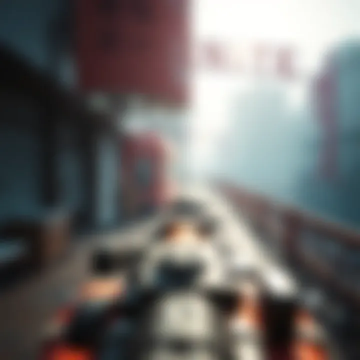 A screenshot showing the crosshair visibility problem in Coda Bubonico, highlighting gameplay impact