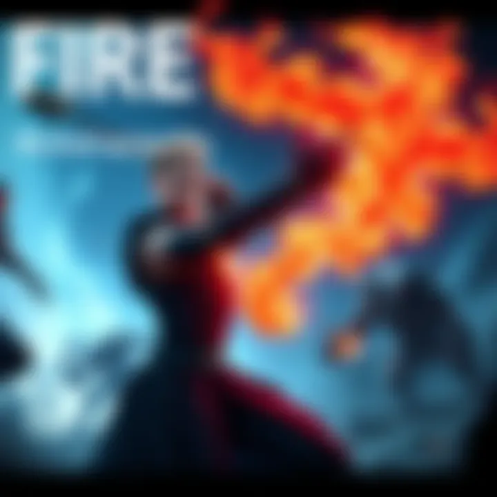 Character in Code Vein using fire abilities in combat against monsters