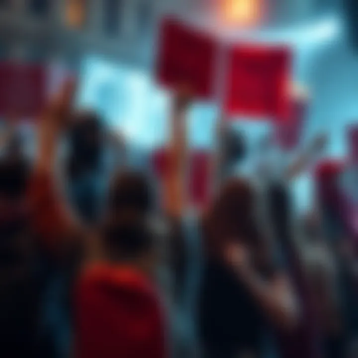 CODM Community Outrage Players in the CODM community protest against disturbing child abuse requests in world chat, showing supportive signs and banners