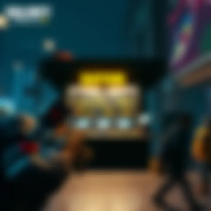 A screenshot featuring the reintroduced buy station and money loot in Call of Duty Mobile gameplay, showcasing a player interacting with the buy station during a match.