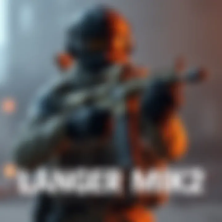 A COG soldier holds the advanced Lancer MK2 rifle, showcasing its sleek design and improved features after the transition from the retro version.