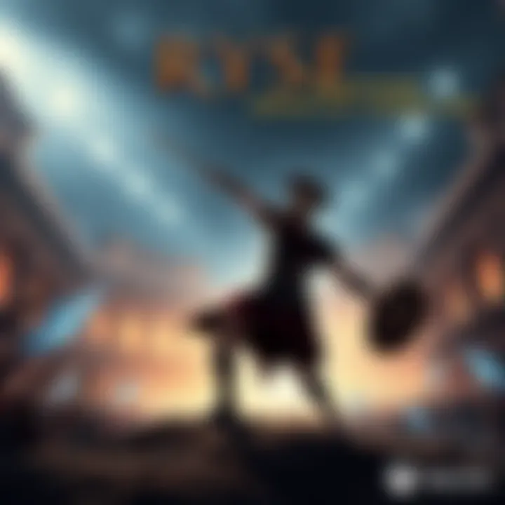 A warrior in Roman armor fights in a grand coliseum filled with spectators