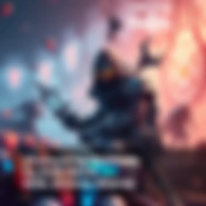 A character gathering Archon Shards in a vibrant game environment with tools and resources in hand.