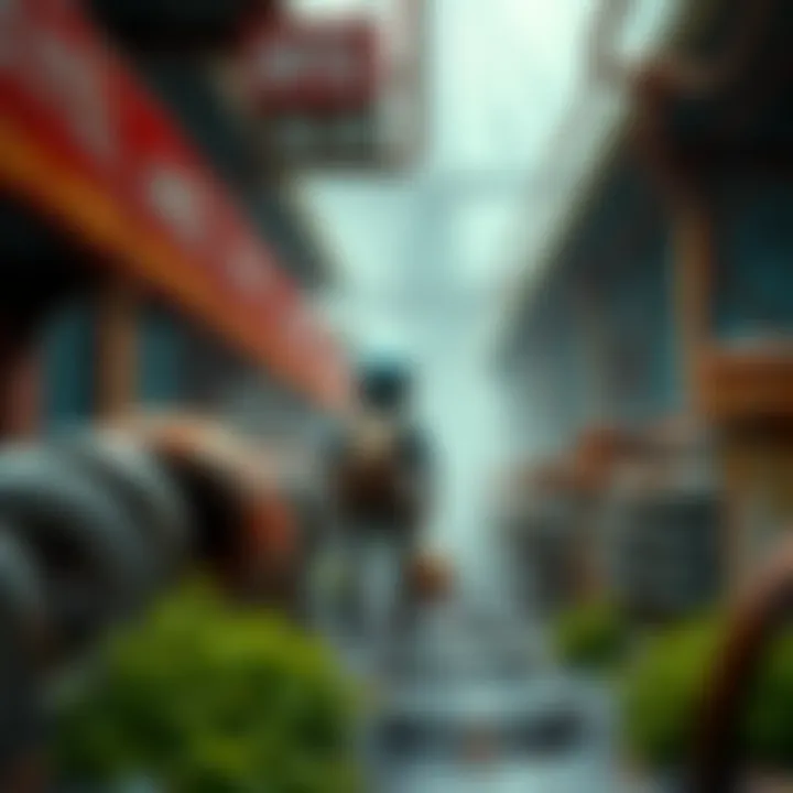 A character struggles to gather steel springs while facing rusted obstacles on their way to Speranza