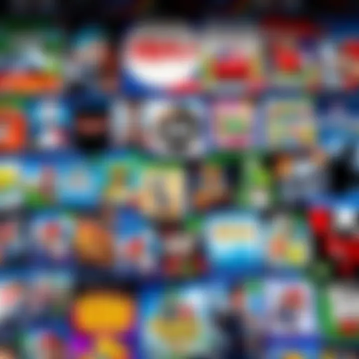 A variety of video game covers showcasing different genres like indie, retro, and AAA titles.