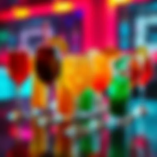Various colored tango drinks in glasses on a table, showcasing how each color looks different and may affect gaming performance.