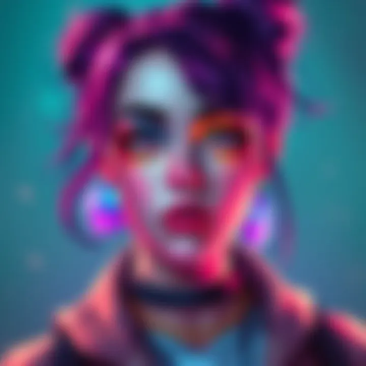 A vibrant and detailed fanart of Abby showcasing the artist's unique style and creativity.