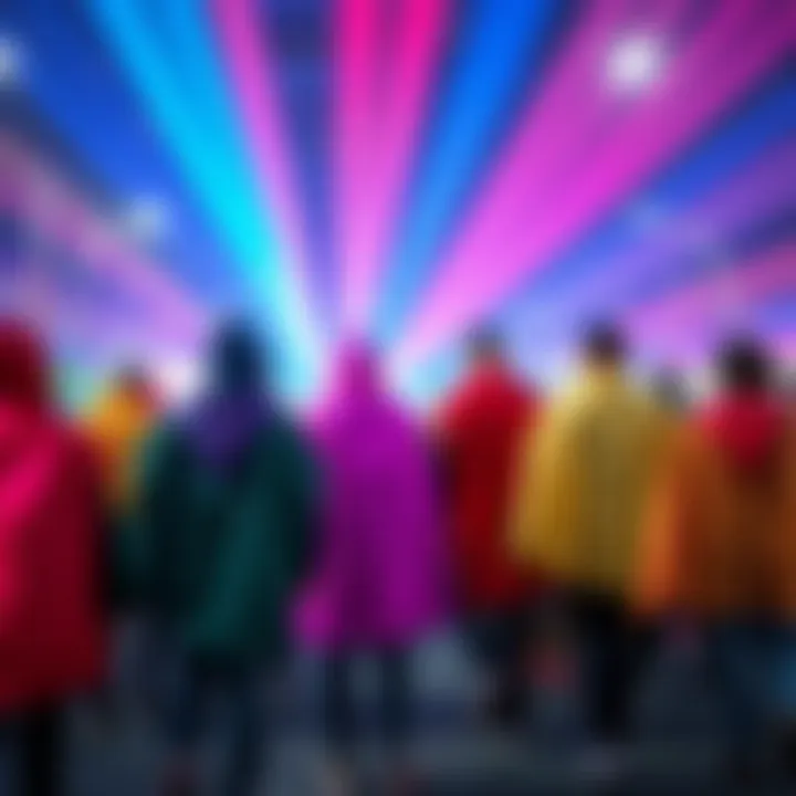 Colorful capes for Tennocon Relay 2025 Participants showcasing a variety of colorful capes at Tennocon Relay 2025