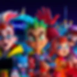 A variety of vibrant gaming characters featuring different styles and emotions, representing the joy of gaming.