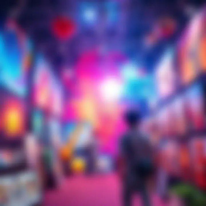 Colorful Artwork Display from Contest A vibrant collection of diverse artworks showcased at the art contest, highlighting various themes and styles.