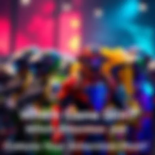 Colorful game skins on display Various vibrant game skins showcased together, highlighting unique designs and styles