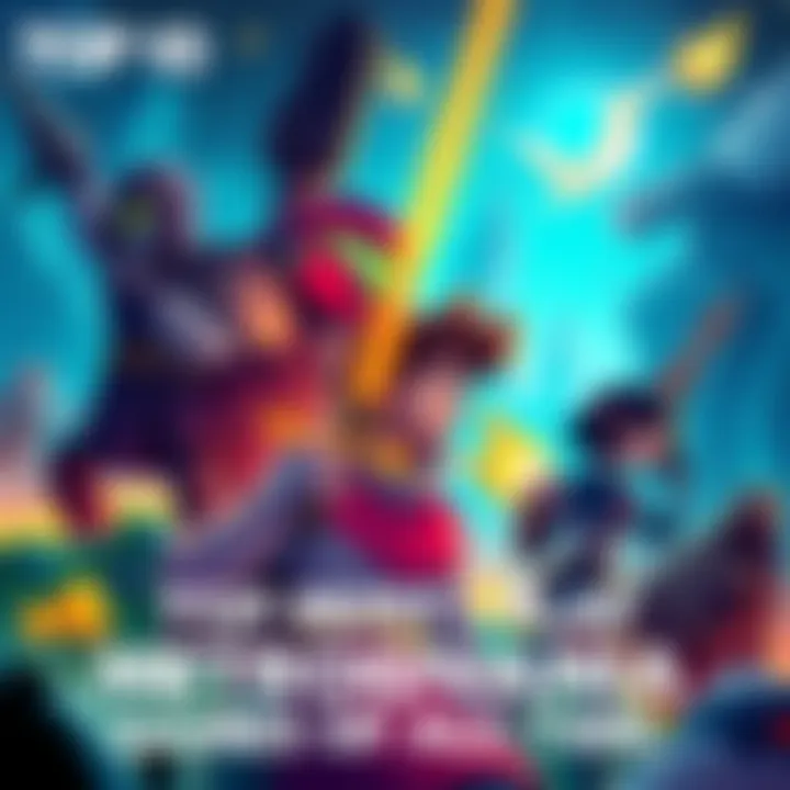 Colorful Metroidvania Game Scene A vibrant illustration showcasing various Metroidvania characters and settings in action, highlighting exploration and adventure.