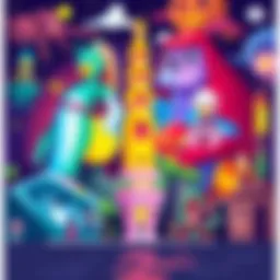 A vibrant pixel art piece showcasing various characters and scenes, reflecting unique digital creativity.