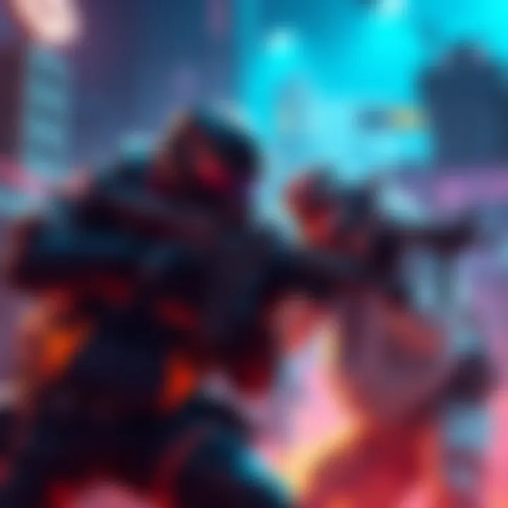 Two players in an online game, one finishing off a defeated opponent while the other looks frustrated, highlighting the issue of kill stealing.