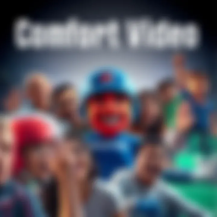 Comfort Video Montage A collage of funny video clips with characters like Pepsi Man and humorous Mii Sports scenes, designed to lift spirits and bring laughter.