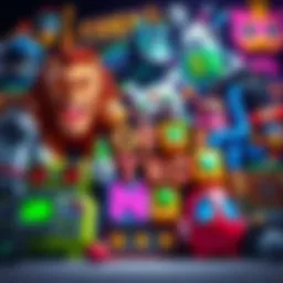 A collage of popular comfort games featuring colorful graphics and characters that bring joy to players