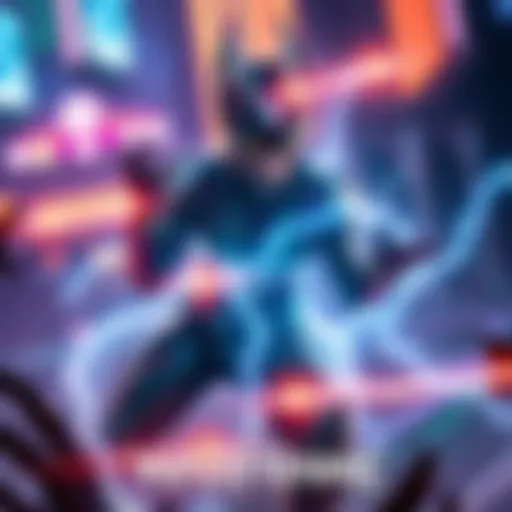 An image of the Warframe character Volt in action, showcasing his electric powers and sleek design, set in a vibrant game environment.