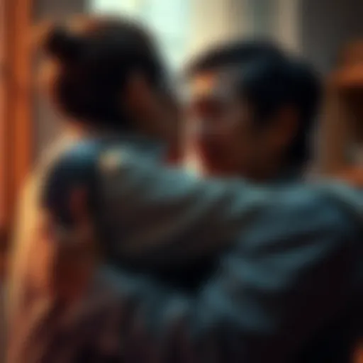 A person offering a comforting hug to a friend who is crying, showing empathy and support during a tough time.