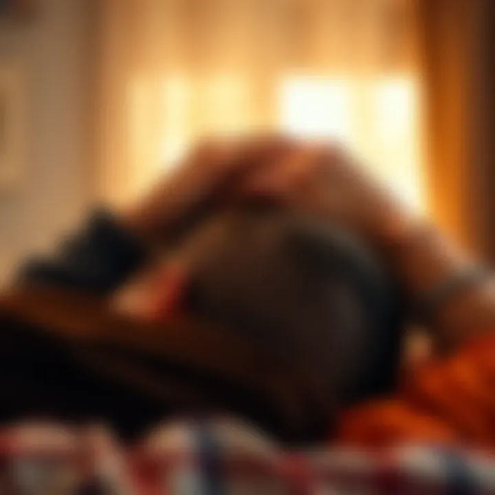 A person gently giving a headpat to a friend, creating a warm and supportive atmosphere