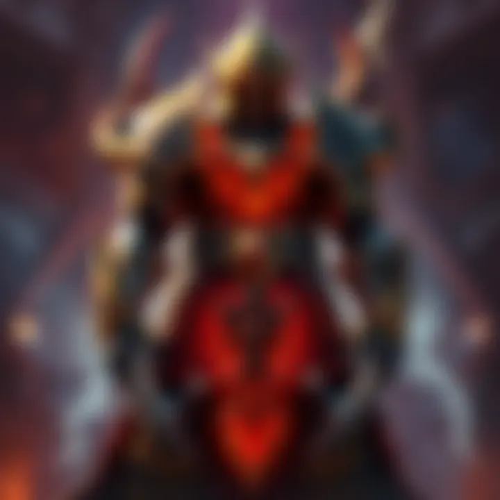 Image of Commander Gaius, a powerful boss in Elden Ring, showcasing his intimidating armor and stance, while players express frustration over his difficulty after recent updates.