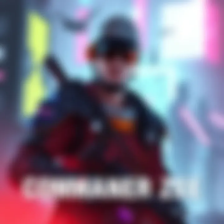 Commander Zee Concept Art Illustration of Commander Zee with a distinct voice, possibly hinting at a connection to the Carmine, shown in a gaming environment.
