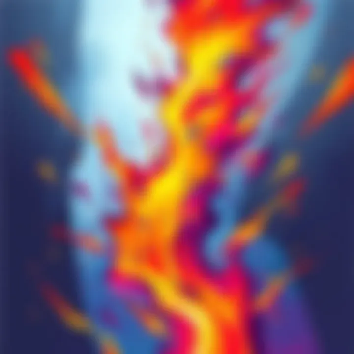 Commissioned Artwork - Drew a Scorch A vibrant artwork titled 'Drew a Scorch' showcasing bright colors and dynamic shapes, illustrating the artist's creative style and techniques.