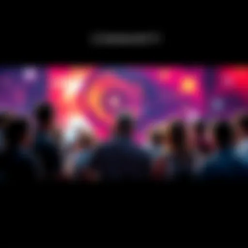 A group of people sharing thoughts and insights about an intriguing image in a forum setting.