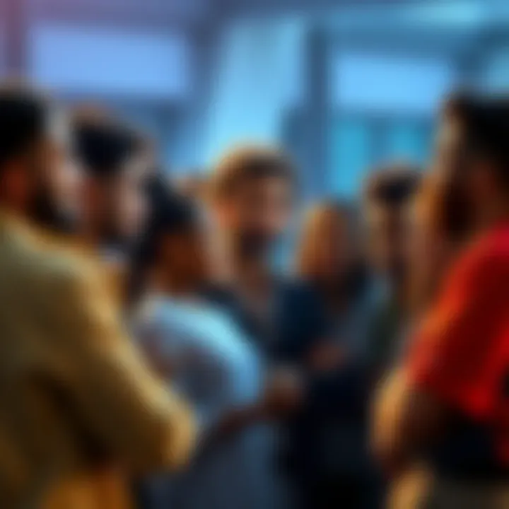 A group of people gathered, sharing opinions about the second phase of Nakarakos, with some showing excitement and others expressing concern.