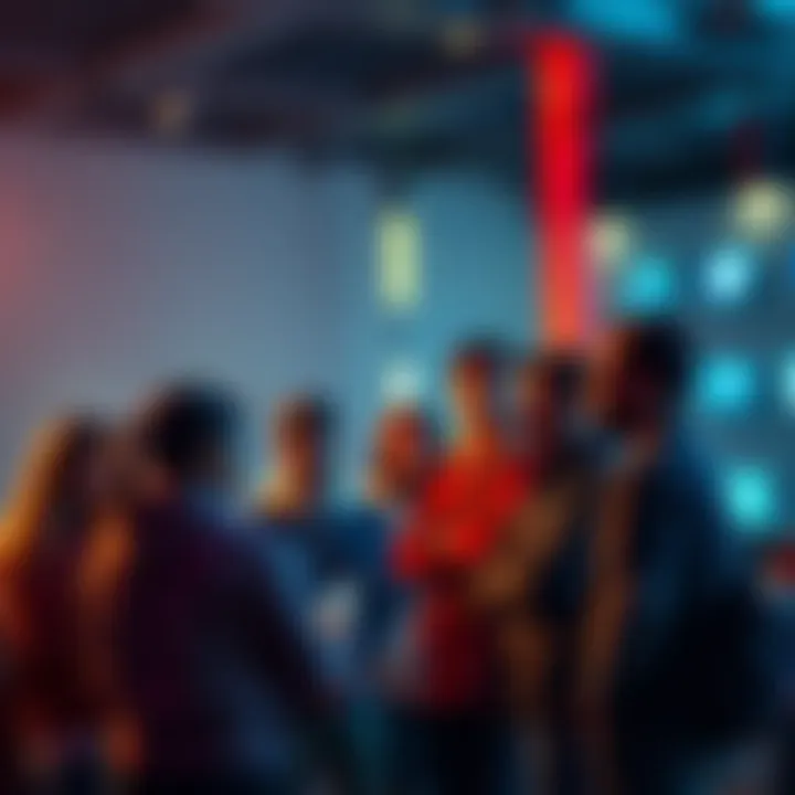 A group of people discussing their thoughts on a small collection, showcasing different items and opinions.