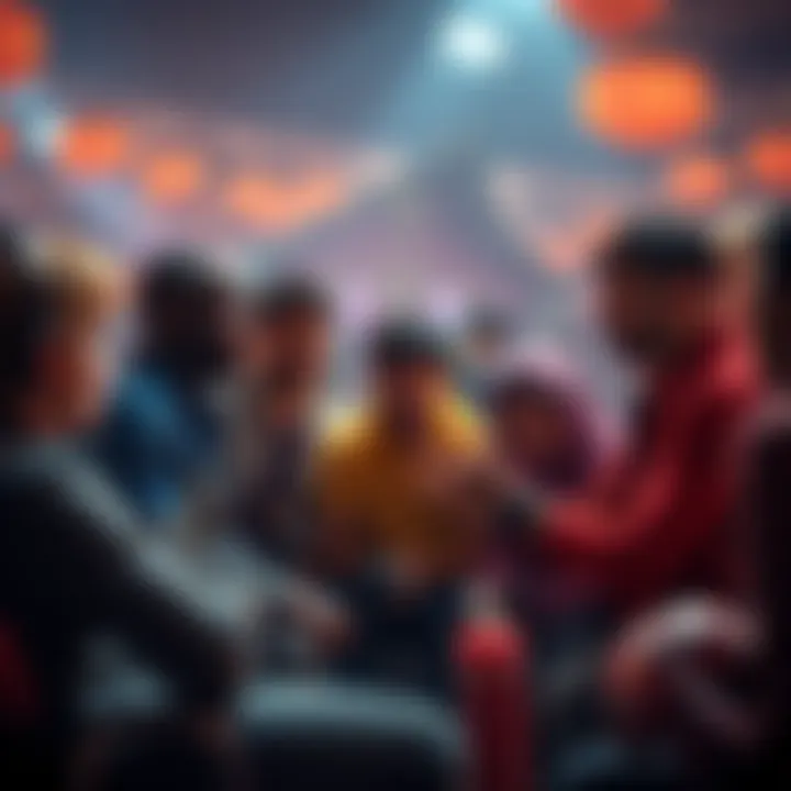 A lively discussion among gamers sharing thoughts about the boxing quest chain