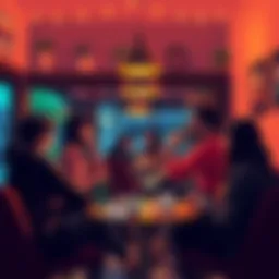 A group of people discussing their thoughts on Orela's design and features in a cozy setting