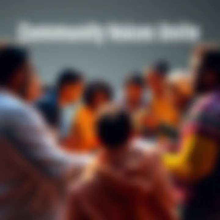A diverse group of people sharing stories in a circle, symbolizing connection and unity