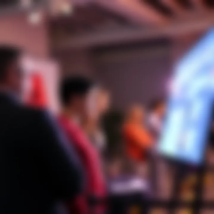 People participating in a group activity, brainstorming ideas for community challenges