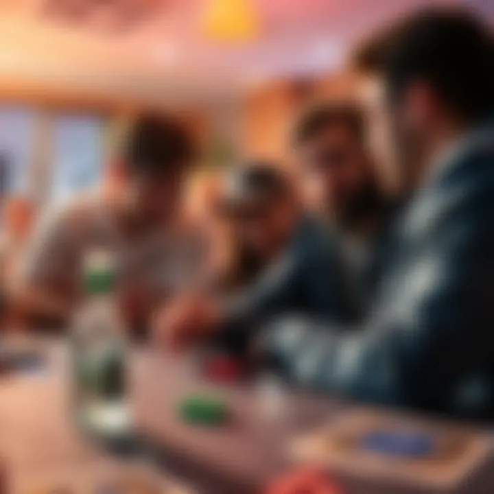 Fans discussing the recent controversy involving One Shot Questers and D&D creators at a gaming table