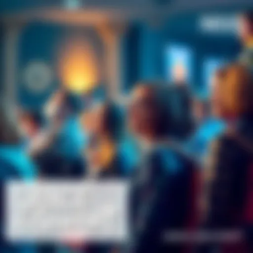 People coming together to support Grace Ashcroft, showing signs of encouragement and teamwork.