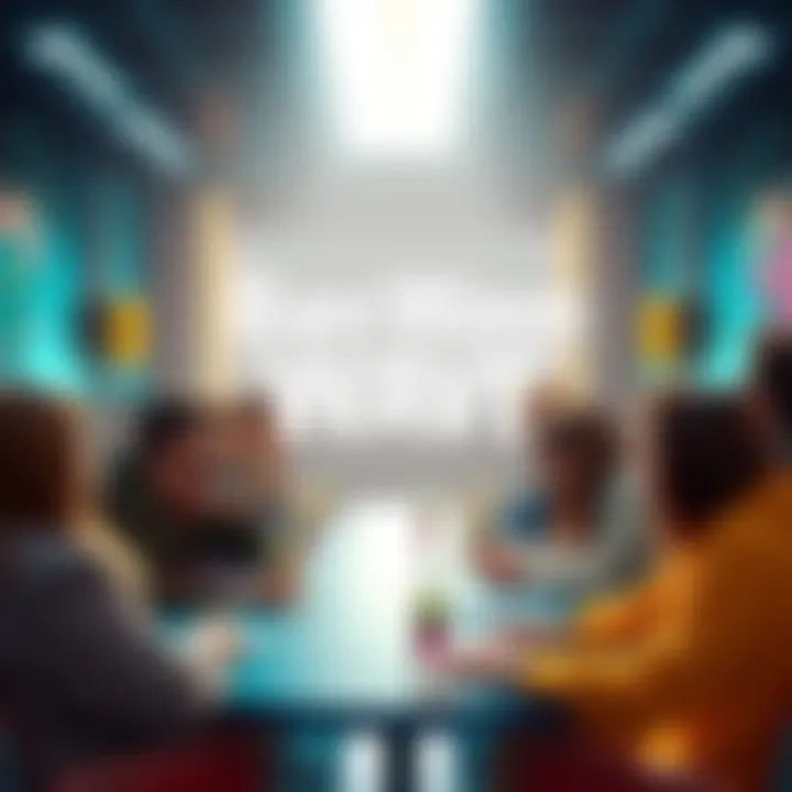 A group of people discussing updates on the recent ban wave and its community impact