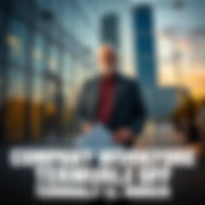 Company lays off terminally ill worker A terminally ill worker standing outside office building holding resignation papers, looking distressed.